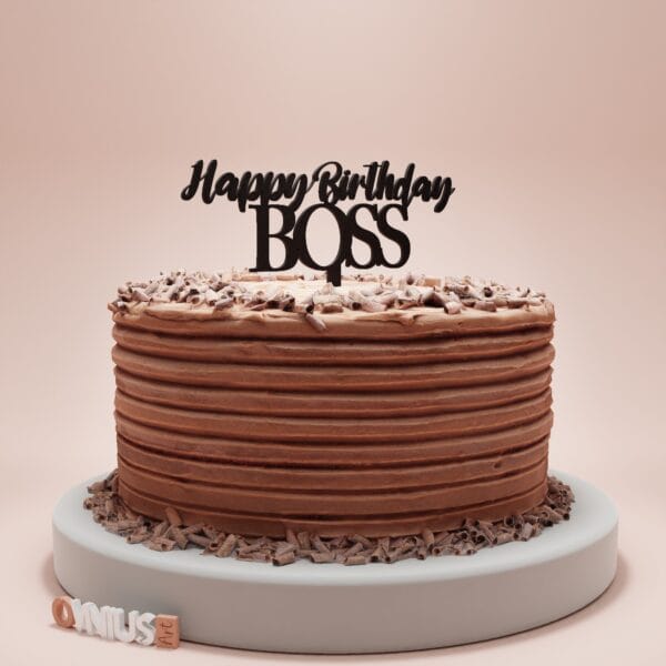 Toper za tortu Happy Birthday BOSS